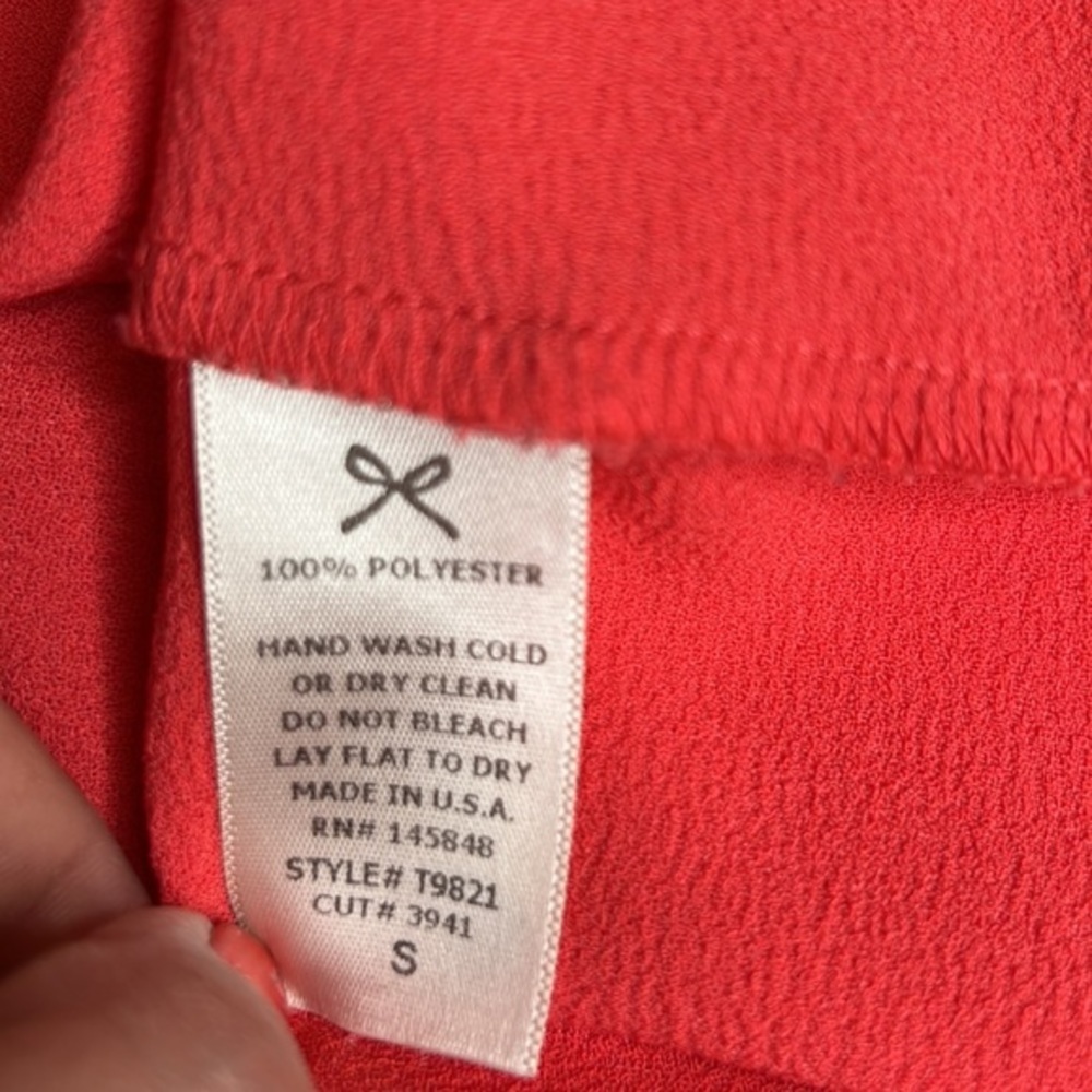 EVERLY Women’s Pink White Scalloped Hem Tank Top Sz S - Picture 6 of 8